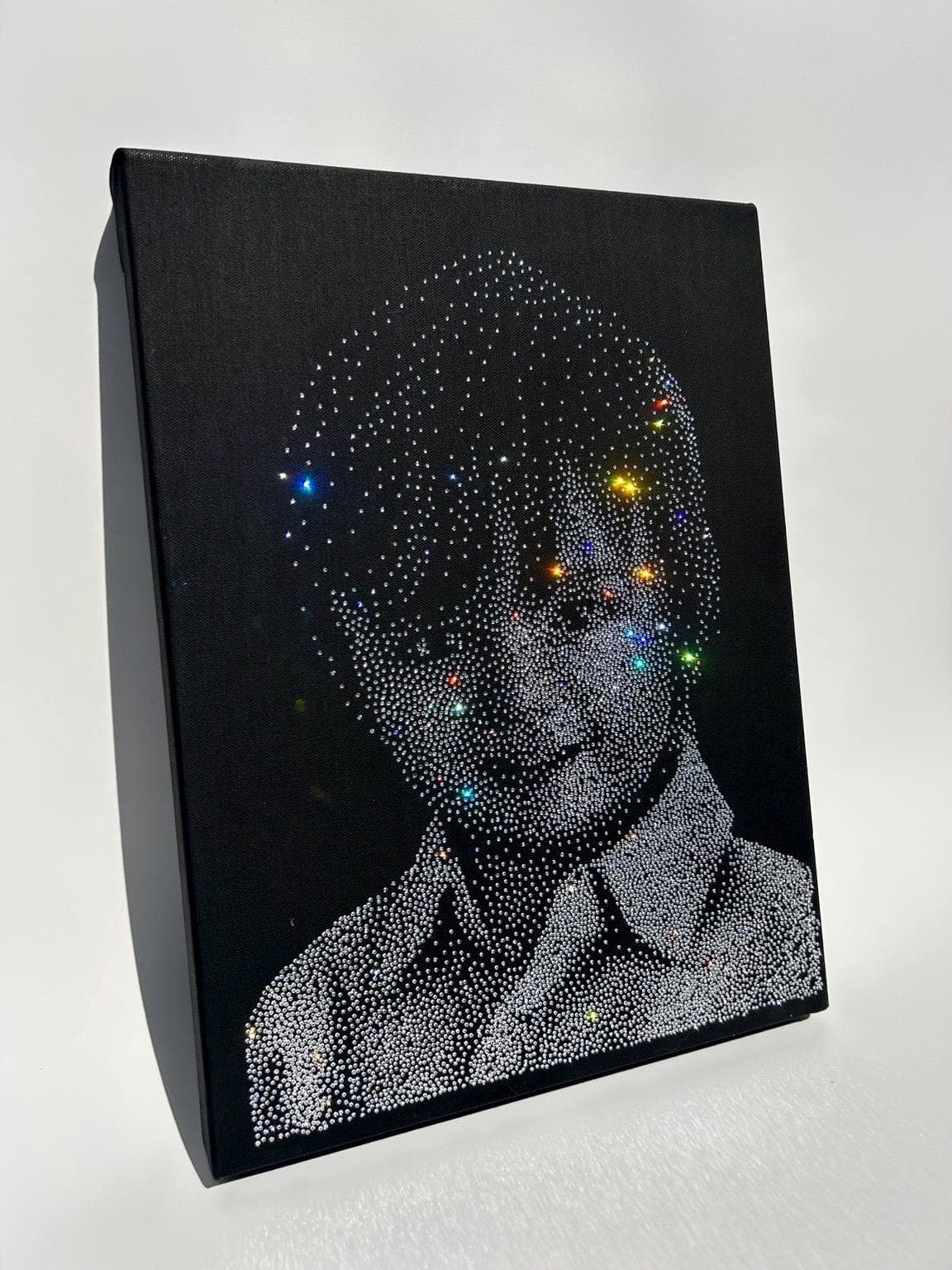 Custom crystal portrait