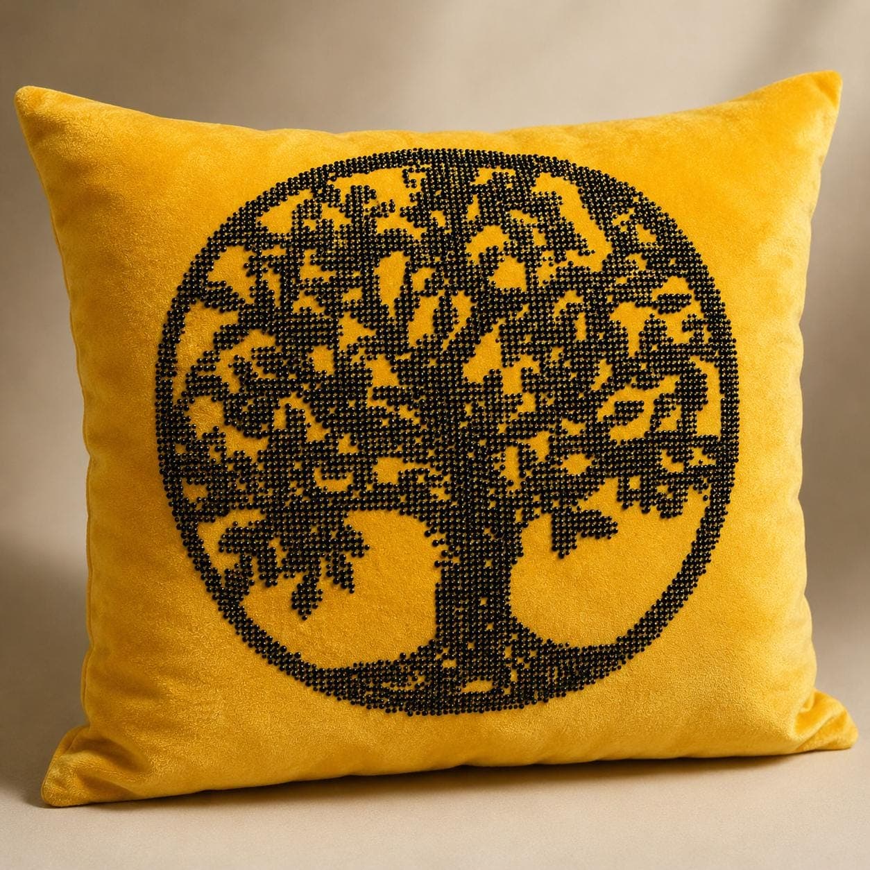 Handmade velvet throw pillow cover