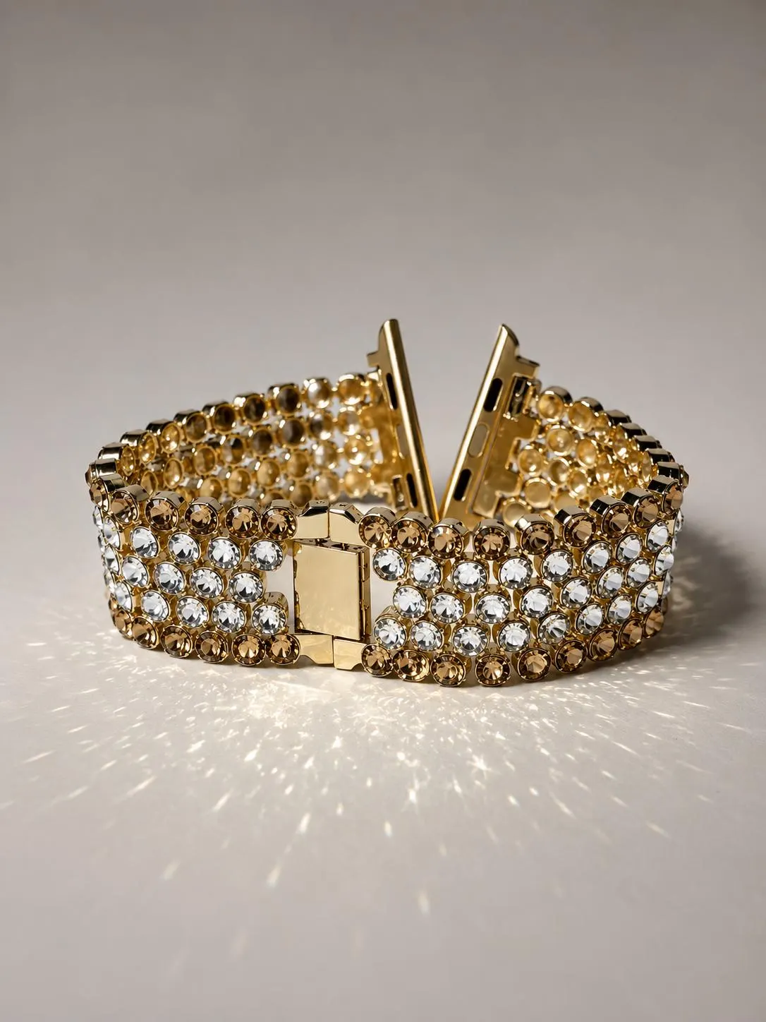 Luxury gold Apple watch band